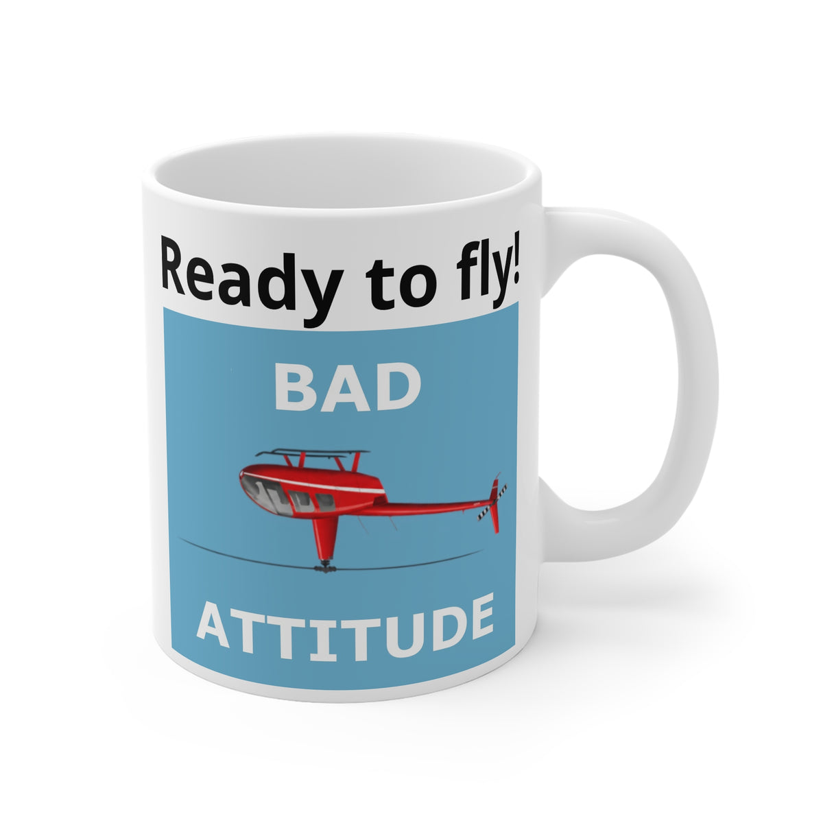 Bad Attitude Pilot Mug - Customisable