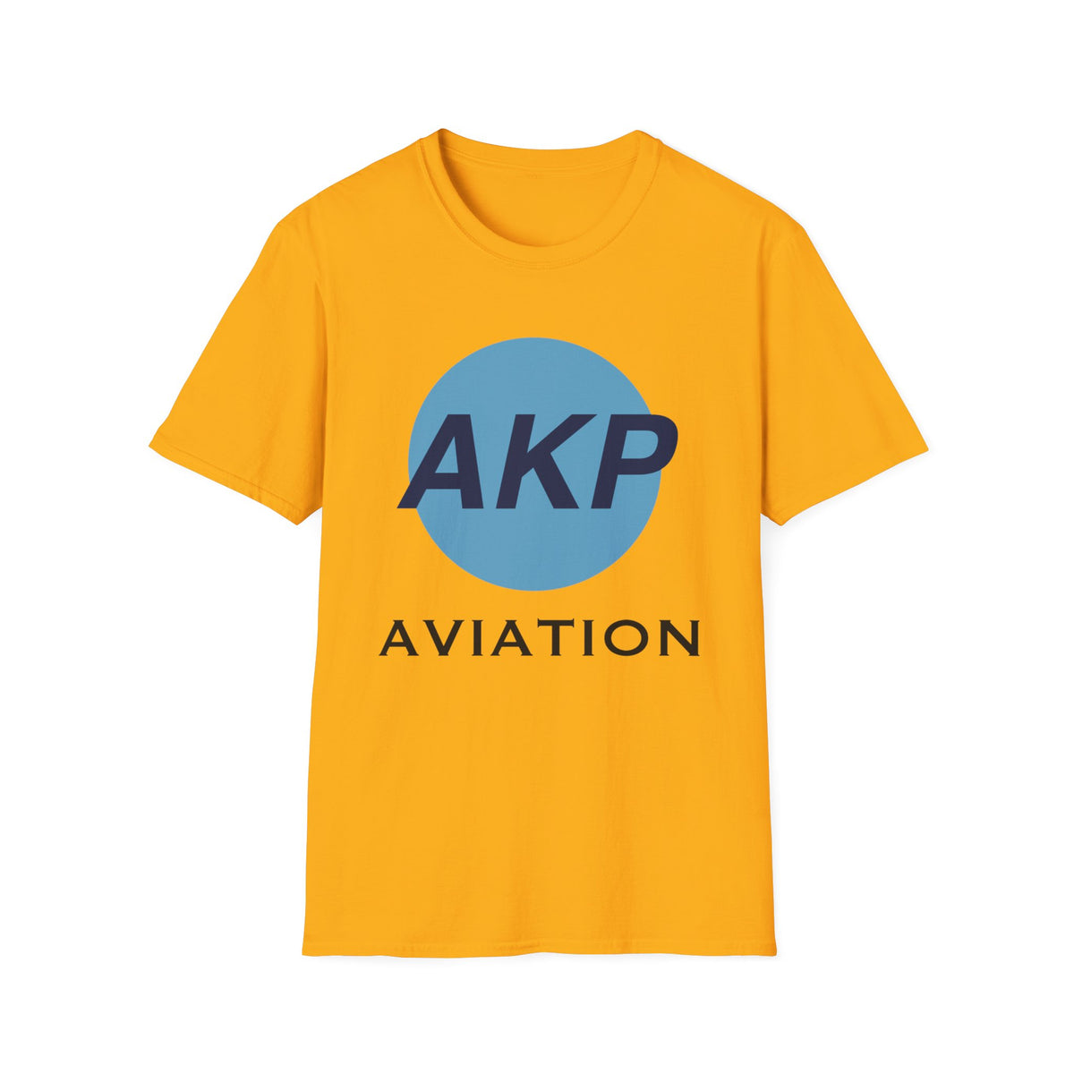 AKP Aviation Logo T-Shirt - Yellow