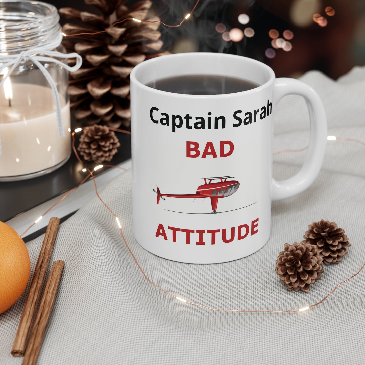 Bad Attitude Pilot Mug - Customisable