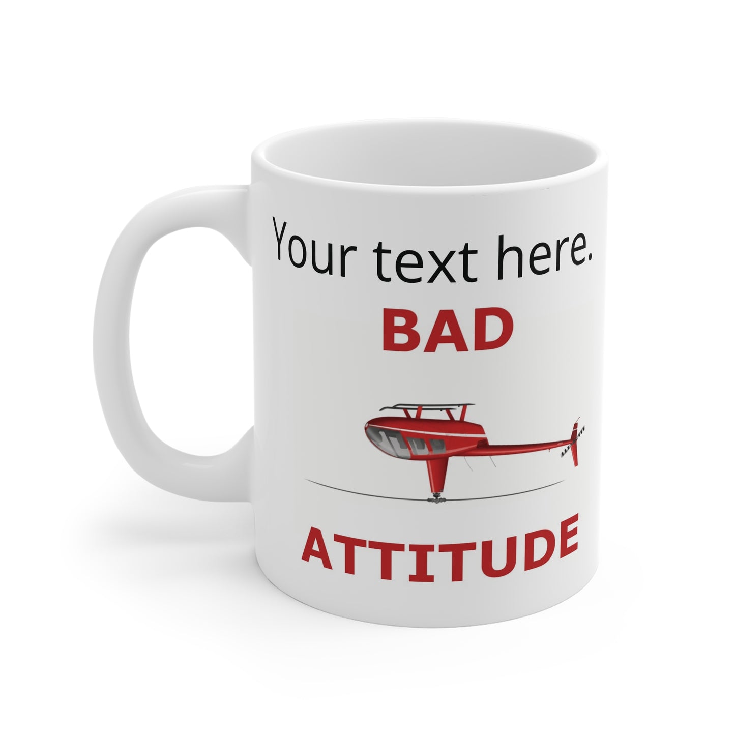 Bad Attitude Pilot Mug - Customisable