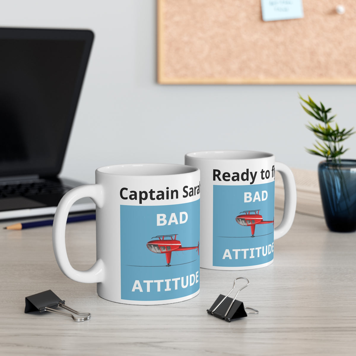 Bad Attitude Pilot Mug - Customisable